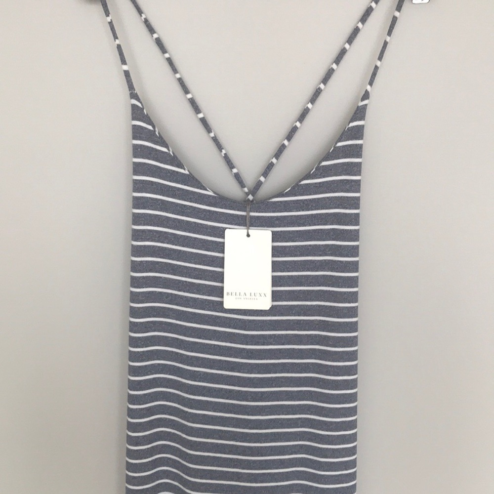 Bella Luxx Low Back Maxi in Quito Stripe